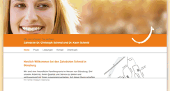 Desktop Screenshot of dr-schmid-guenzburg.de