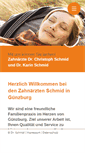 Mobile Screenshot of dr-schmid-guenzburg.de